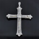 Cruz En Platino, Brillantes, Perlas Y Diamantes Cruz En Platino, Brillantes, Perlas Y Diamantes