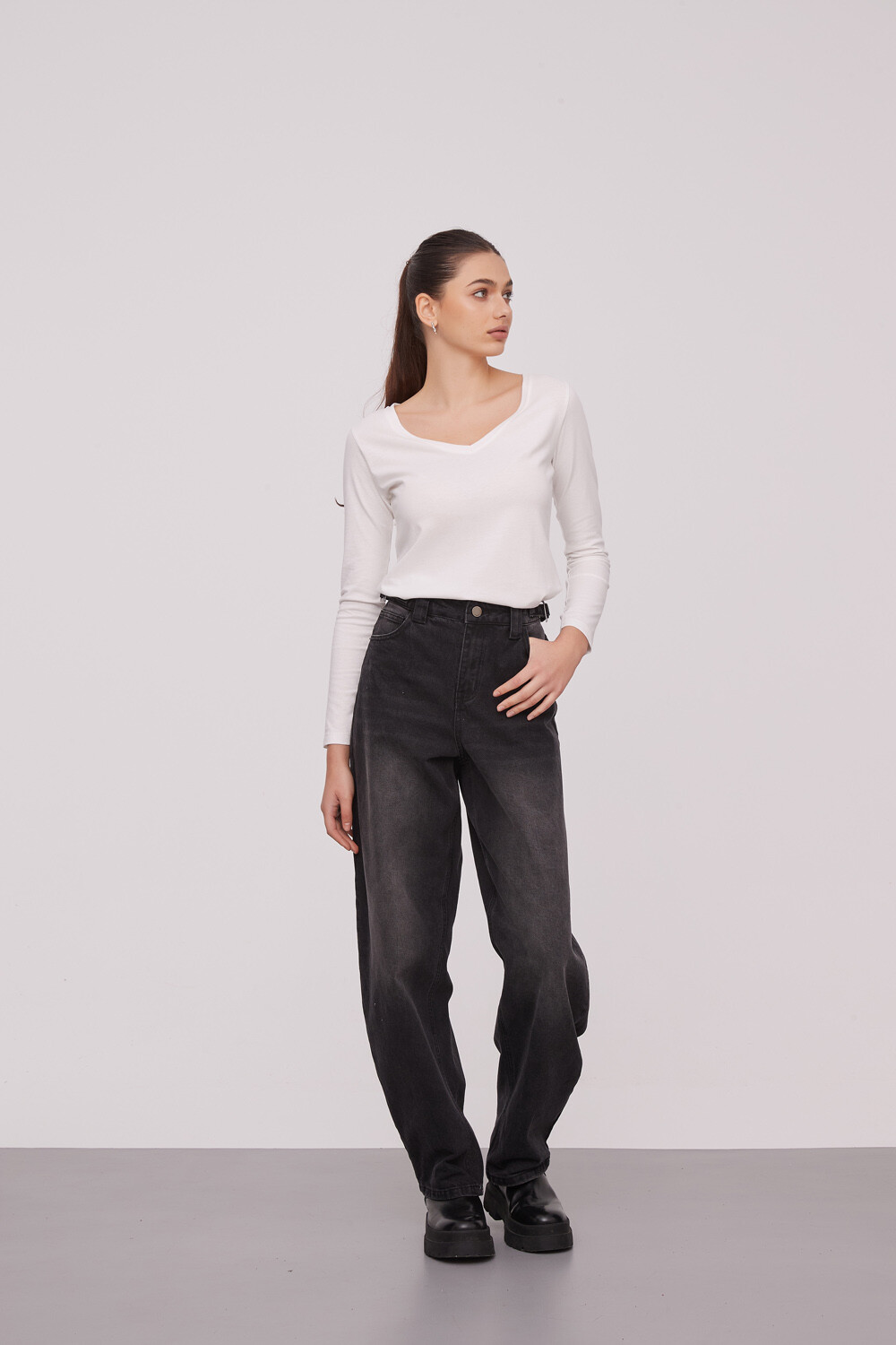 Pantalon Alfa Gris Oscuro