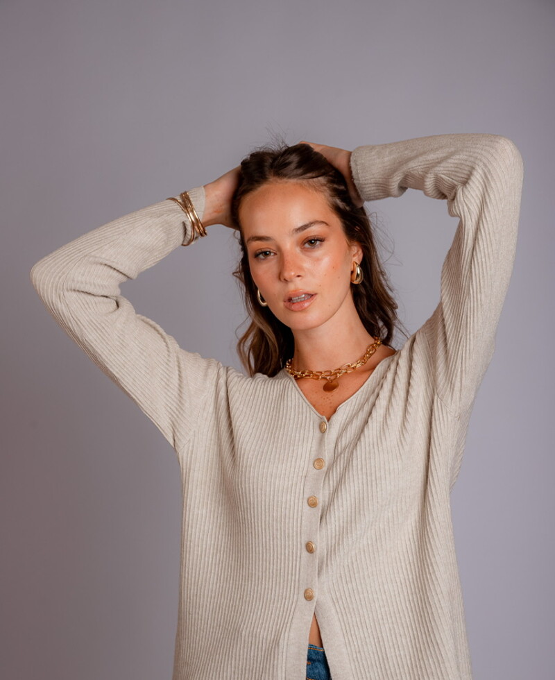 Blusa Marina beige