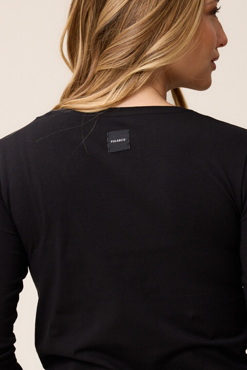 T-SHIRT M/L NOAN POLANCO Negro