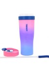 Vaso con sorbo Violeta