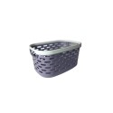 CESTO CANASTO ORGANIZADOR CALADO 24X16X12CM CESTO CANASTO ORGANIZADOR CALADO 24X16X12CM