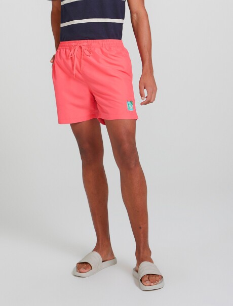 SHORT MASCULINO CON SUSPENSOR ROSA