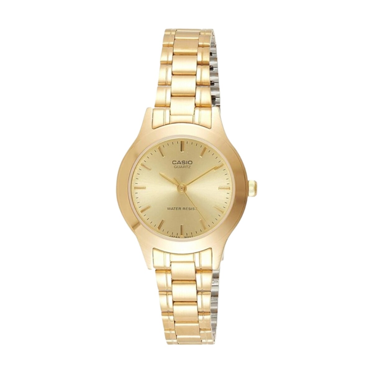 Reloj Casio LTP1128N 9ARDF para dama con correa de acero - Dorado 