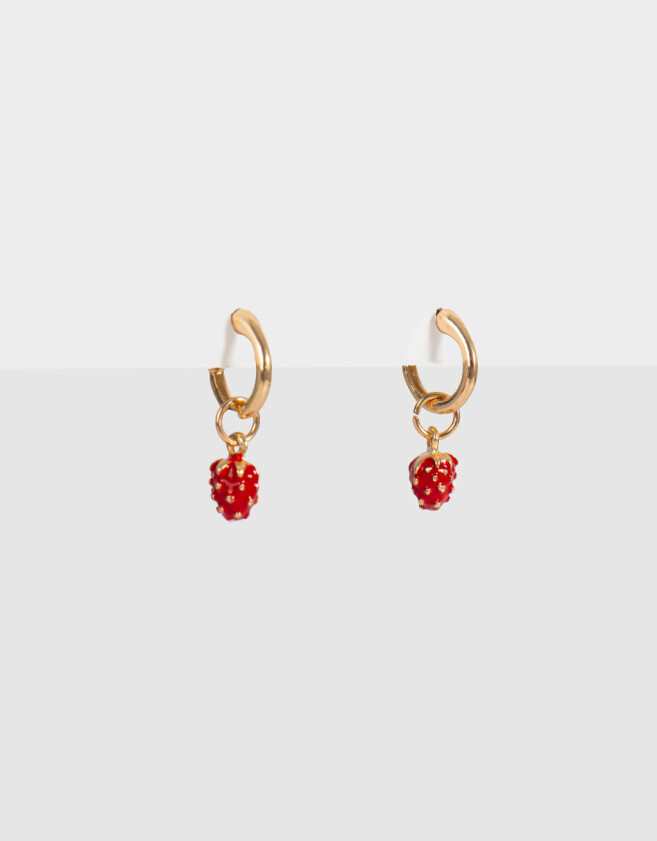 Aros Argollas Frutas Aros Argolla Berry - Dorado