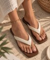Sandalia Lola PRE VENTA manteca