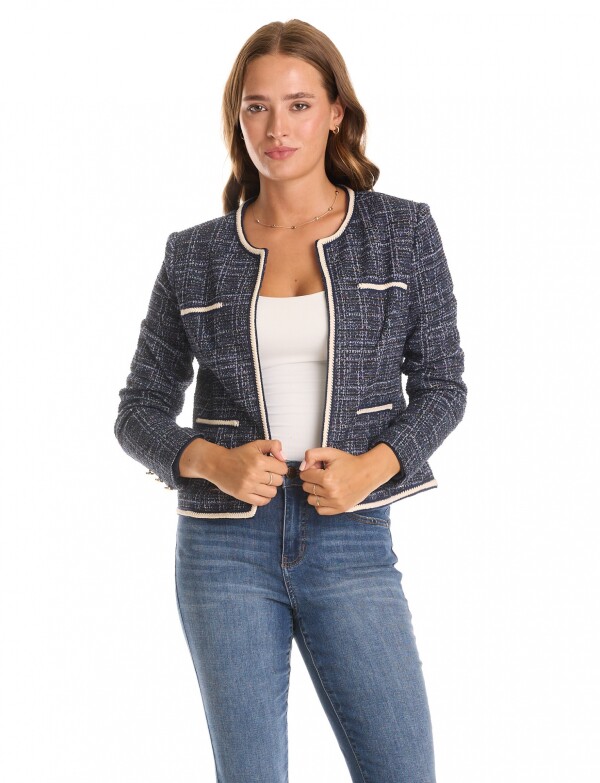 Chaqueta Tweed MARINO/MULTI