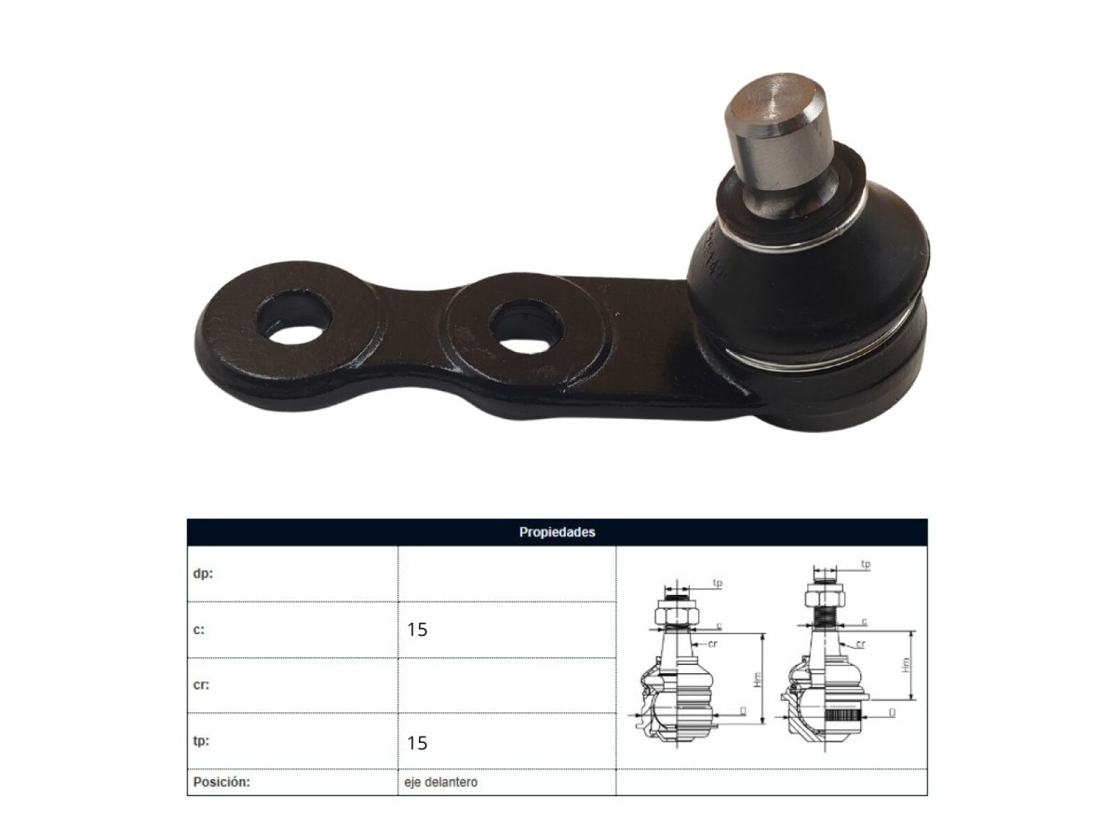Rotula Chev Corsa Combo/Corsa 95-13 Der/Izq 