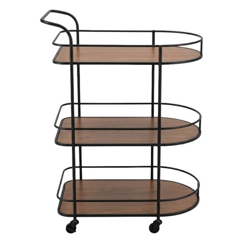 CARRITO METAL/MADERA P/SERVIR 3 NIV Unica