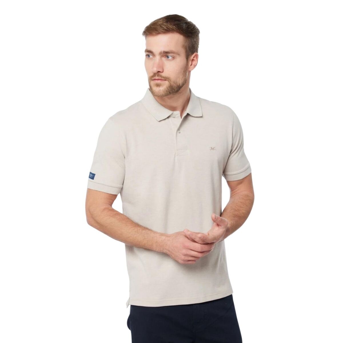 REMERA POLO XS-4XL - BEIGE 