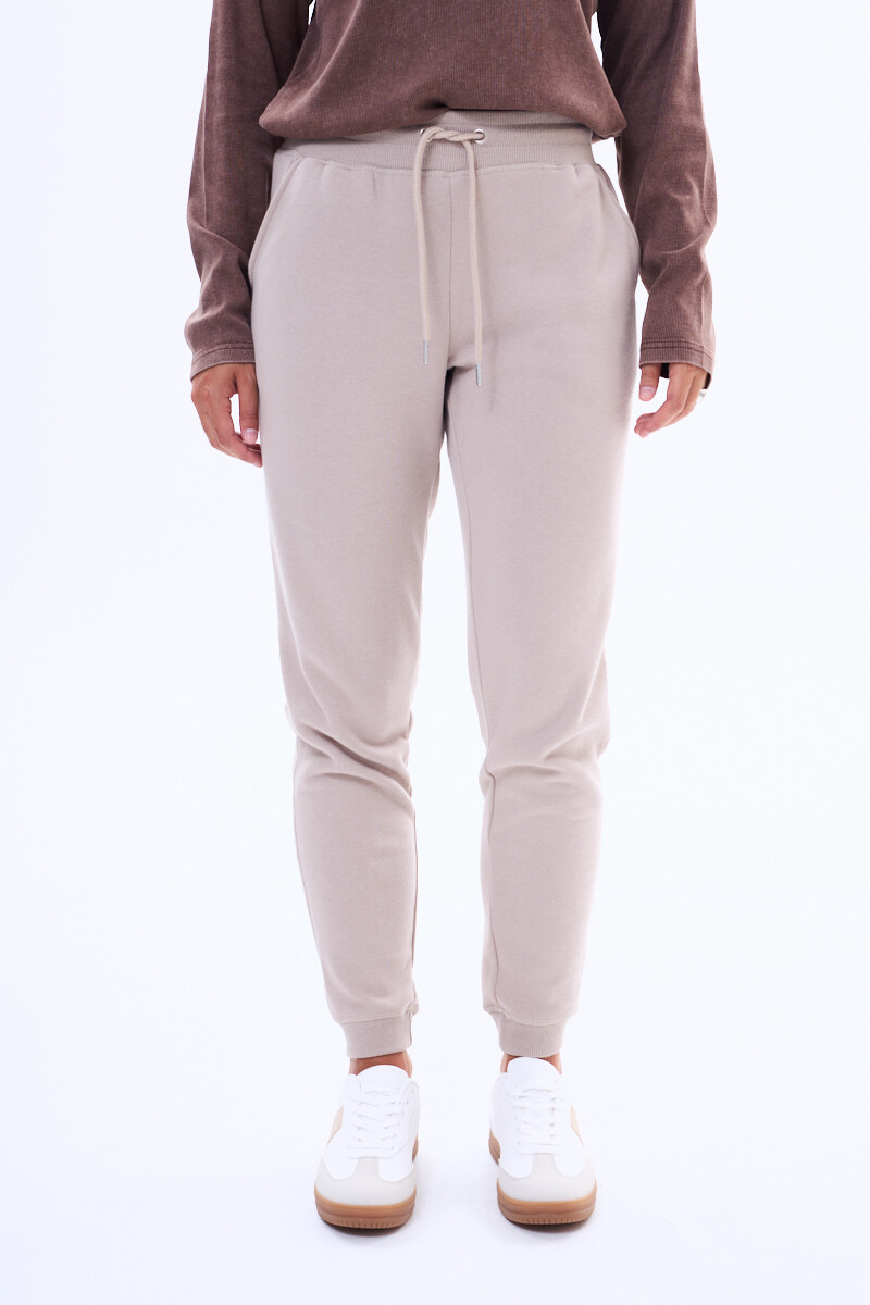 Pantalon felpa Lisboa Beige