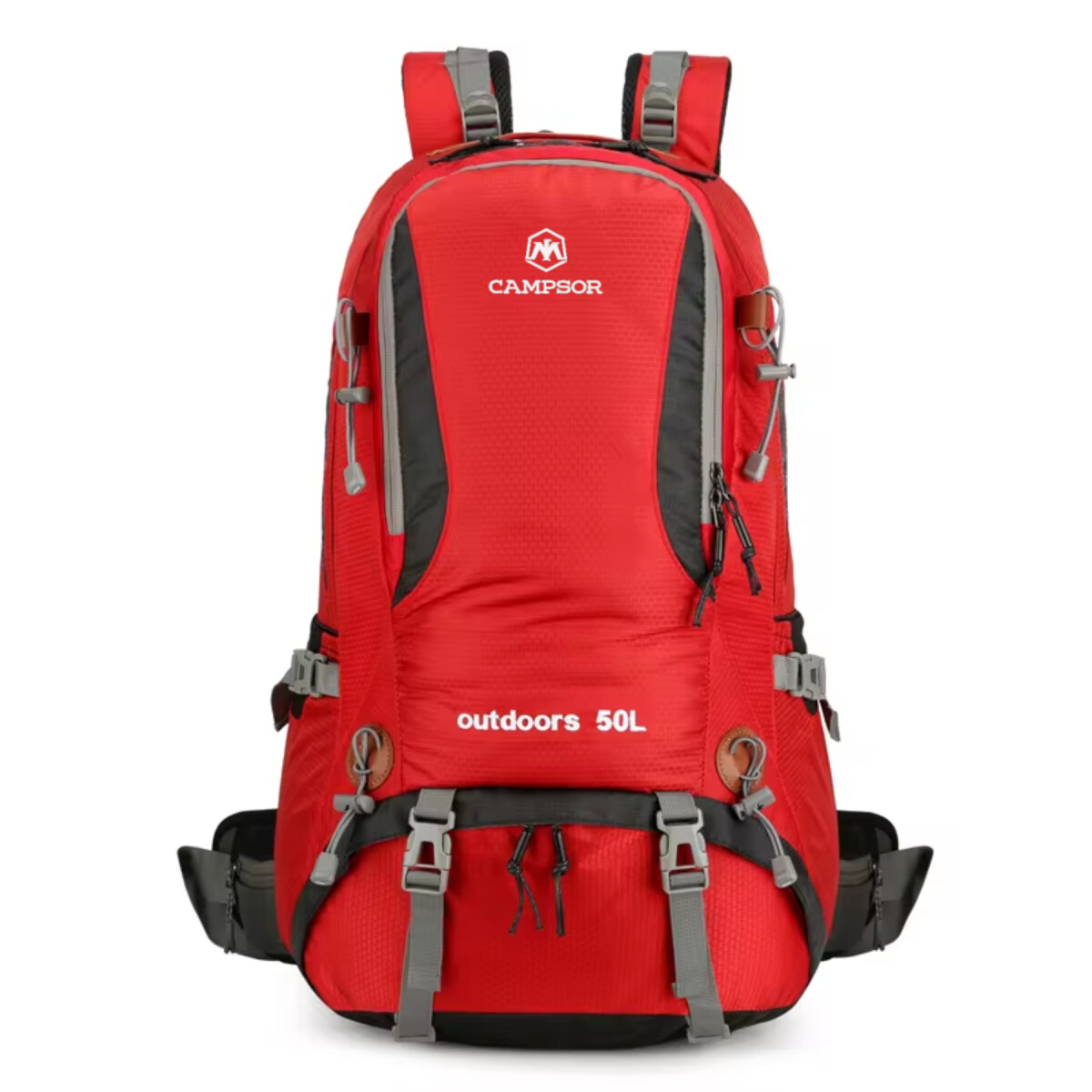 Mochila outdoors 50L CAMPSOR - Rojo 