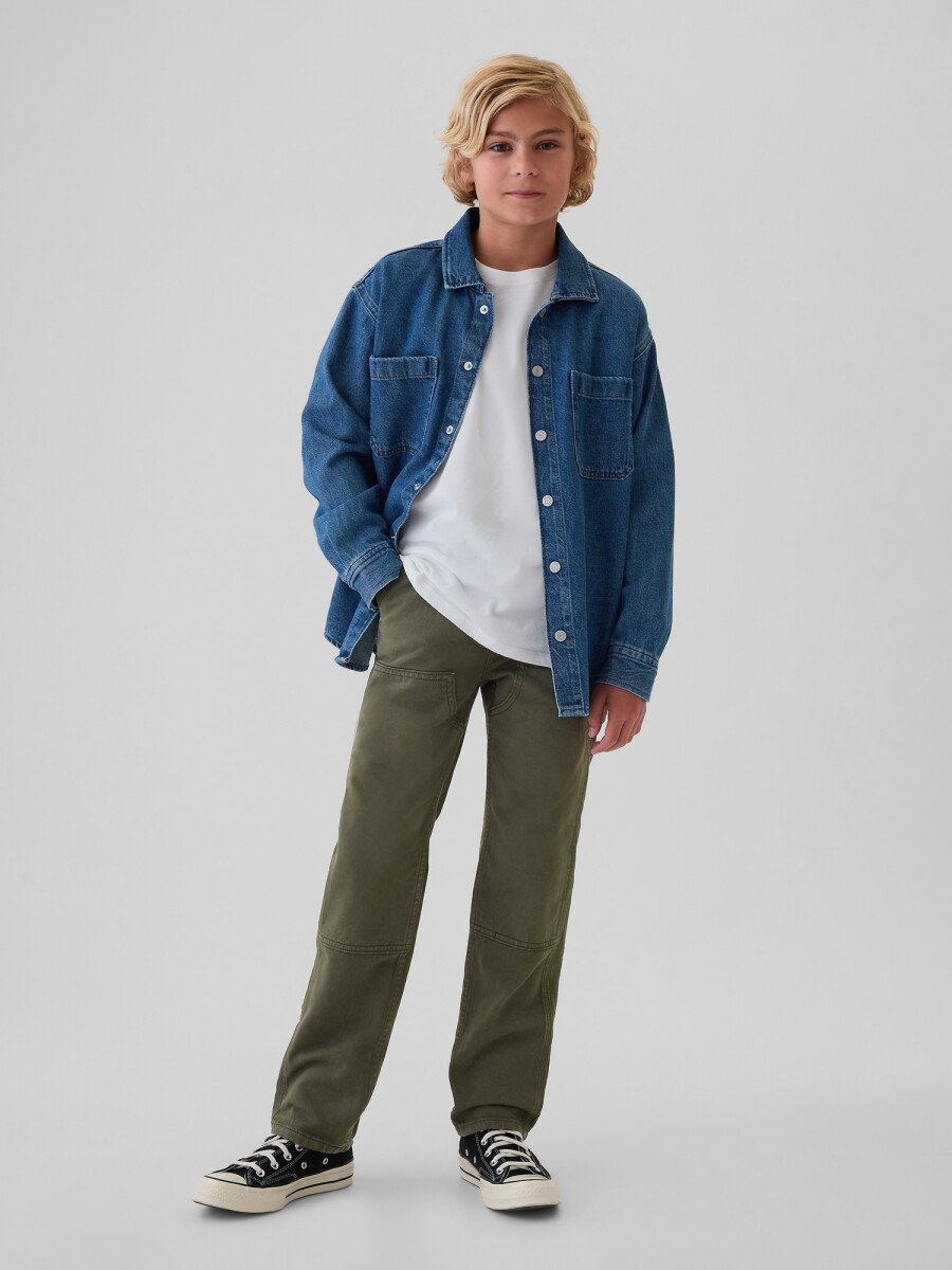 Pantalón Original Carpenter Niño - Mineral Green 