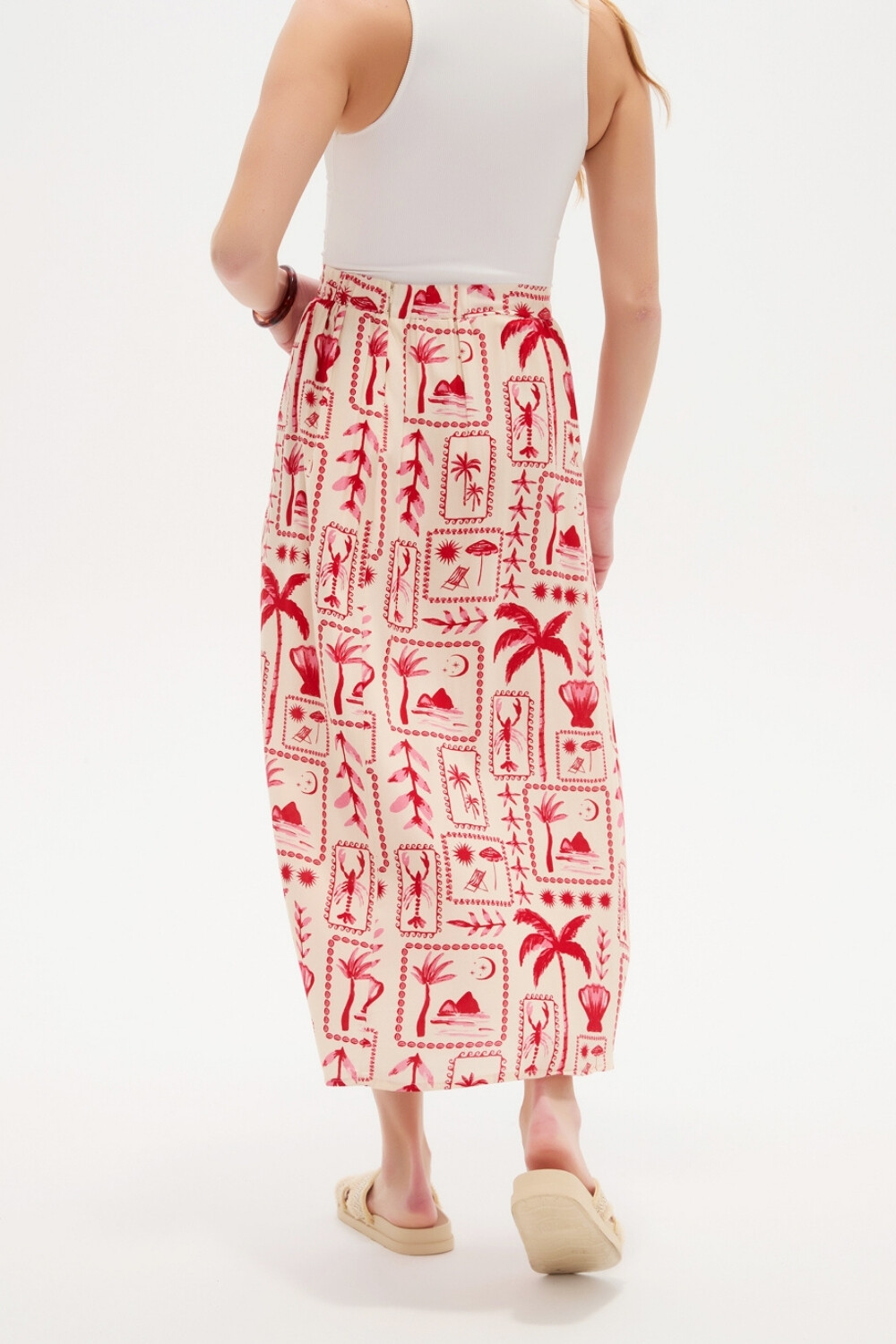 Falda Calmir Estampado 2
