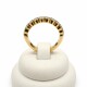 Anillo en Oro 18kt medio sin fin con Brillantes Anillo en Oro 18kt medio sin fin con Brillantes