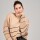 Buzo tejido rompe viento slowly Beige/black