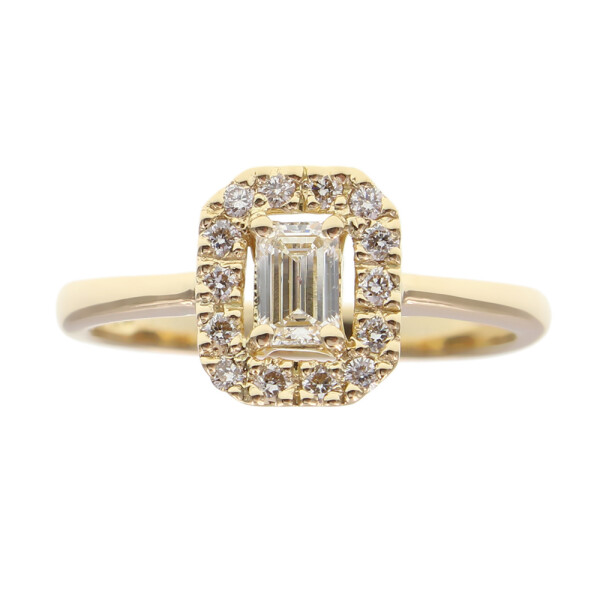 Anillo Danna de oro amarillo 18k con brillantes *ADAPTAMOS NUESTROS ANILLOS A MEDIA Anillo Danna de oro amarillo 18k con brillantes *ADAPTAMOS NUESTROS ANILLOS A MEDIA