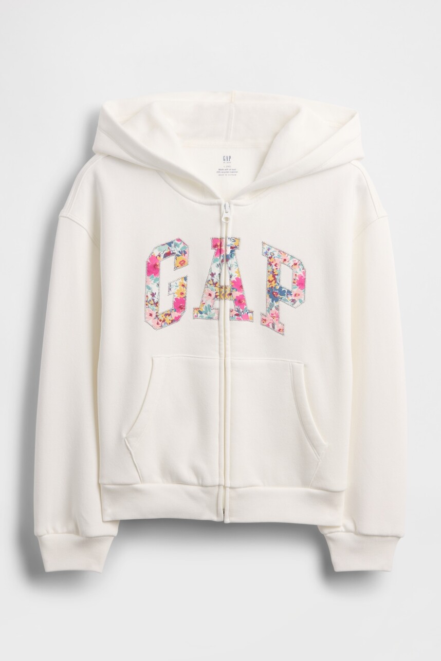 Canguro Con Cierre Niña New Off White