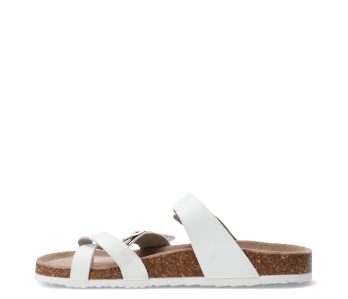 Sandalia BIRKANA descalza White