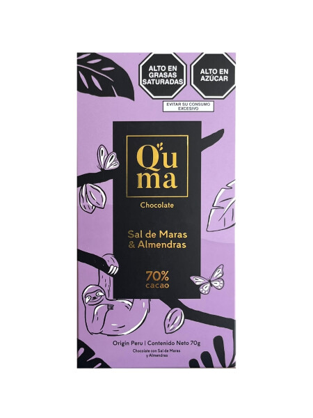 Quma Chocolate Almendras & Sal de Maras 70% Cacao Quma Chocolate Almendras & Sal de Maras 70% Cacao