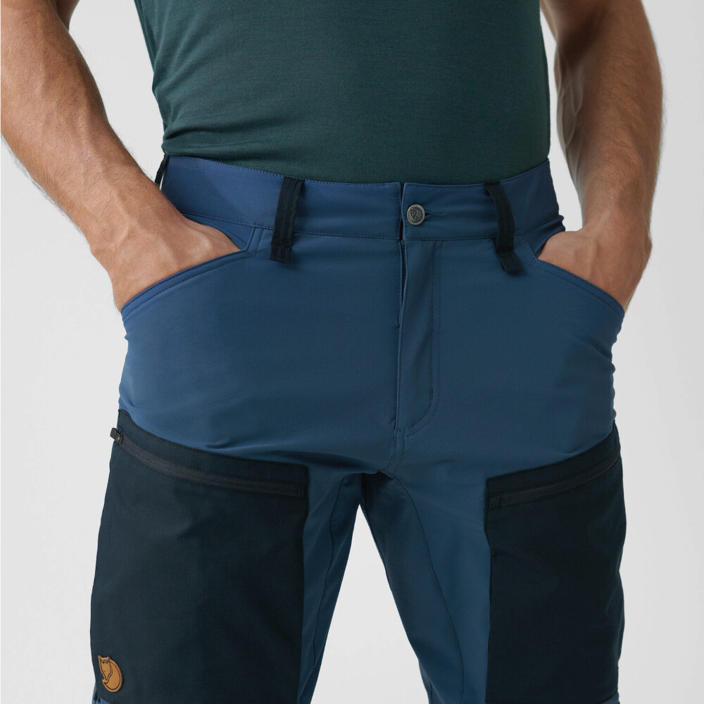Pantalón Fjallraven Keb Agile Trousers Hombre Indigo Blue-Dark Navy
