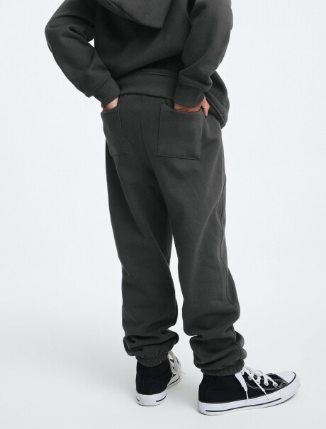 PANTALÓN BABUCHA INFANTIL CON PUÑO ELASTIZADO GRIS
