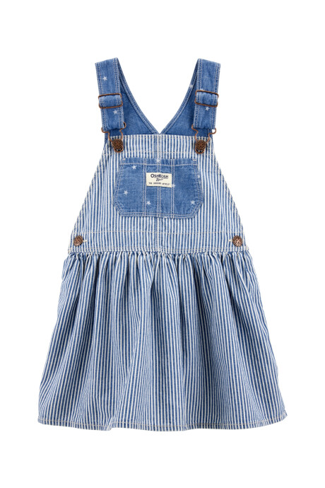 Jumper de chambray, diseño a rayas Sin color