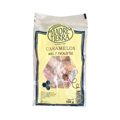 Caramelos De Miel Y Eucaliptus Madre Tierra 100g Caramelos Miel Y Eucalip M.tie