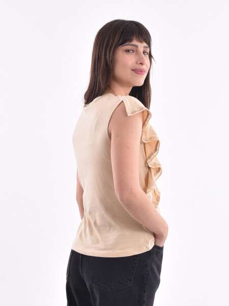 REMERA DEBORA AMAR. PASTEL