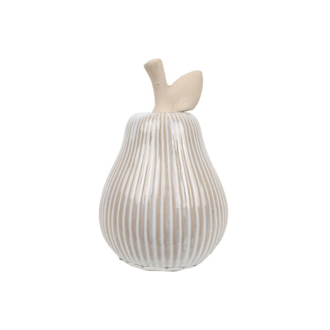 PERA CERAMICA ACANALADA 8.5x8.5x13CM TORNASOLADO PERA CERAMICA ACANALADA 8.5x8.5x13CM TORNASOLADO