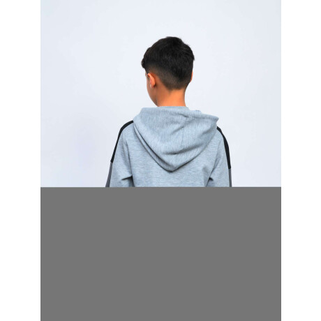 Abrigo Canguro Cuts de Niños Gris