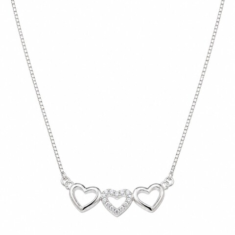 Cadena con colgante tres corazones Cadena con colgante tres corazones