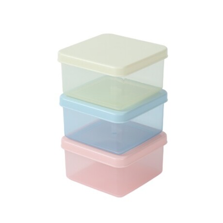 Contenedor de alimentos 3pcs Contenedor de alimentos 3pcs