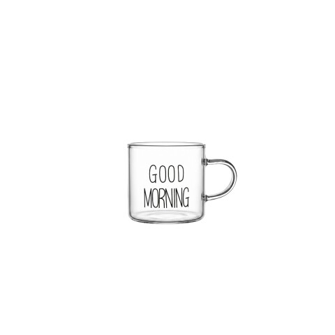 TAZA VIDRIO GOOD MORNING Unica