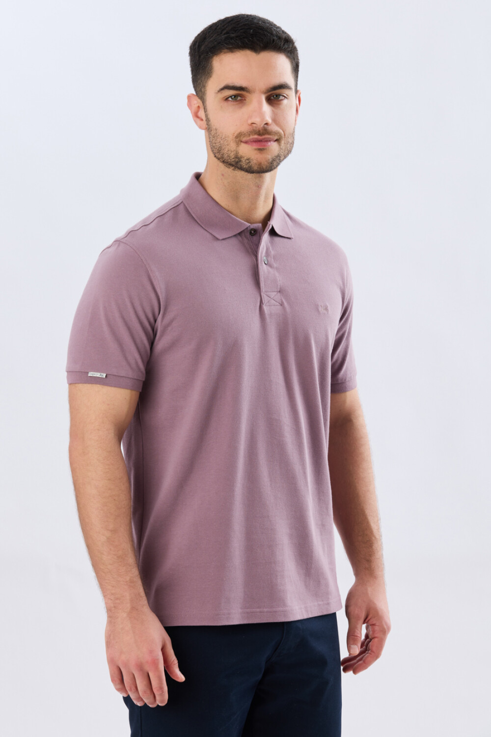 REMERA POLO LISA PIQUÉ Uva