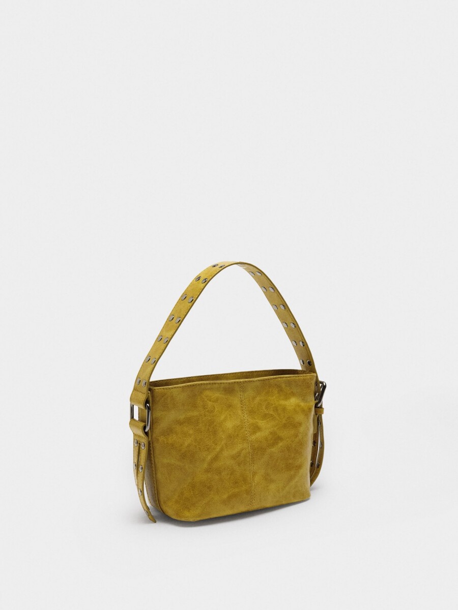 Bolso Bombonera Con Tachuelas lima