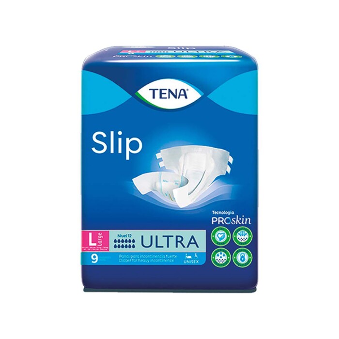 TENA PAÑAL ADULTO SLIP GDE PAQ. X 9 UNID única