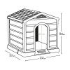 Casa para perro raza grande Rimax 92x90x89Cm Casa para perro raza grande Rimax 92x90x89Cm