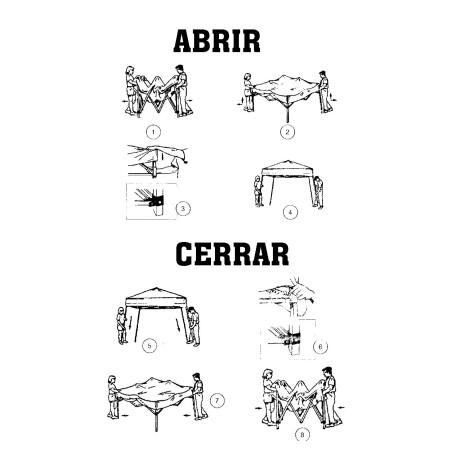 Gazebo autoarmable liviano verde plegable 3x3 mts Arye Gazebo autoarmable liviano verde plegable 3x3 mts Arye