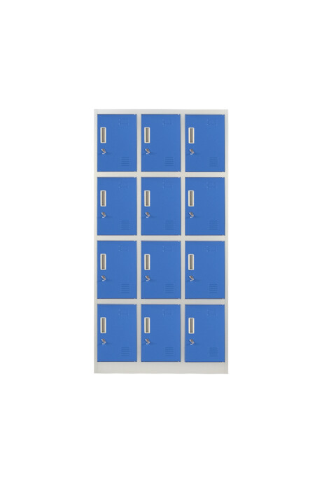 Guardabultos Locker Metálicos De 12 Puertas Guardarropas Azu Guardabultos Locker Metálicos De 12 Puertas Guardarropas Azu