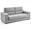 SOFA 2 CUERPOS - TELA GRIS CLARO SOFA 2 CUERPOS - TELA GRIS CLARO
