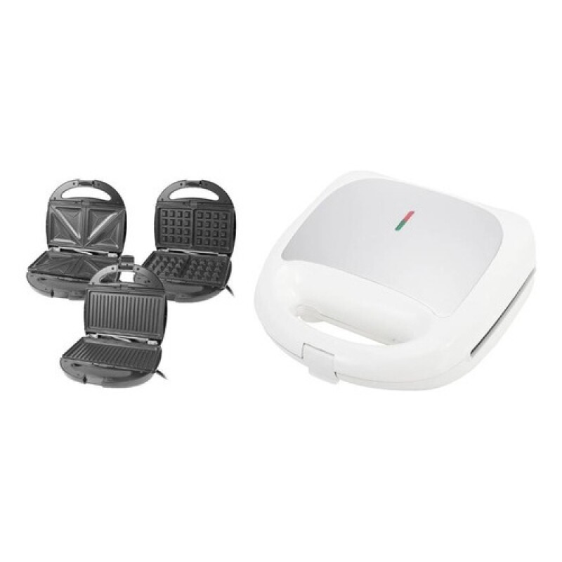 Sandwichera Waflera Grill Rotel 3 en 1 con placas intercambiables Sandwichera Waflera Grill Rotel 3 en 1 con placas intercambiables