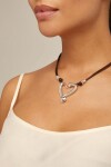 HEART PLATA / BLANCO