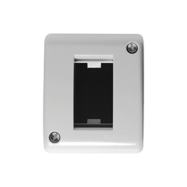 Caja exterior para 1 módulo gris - Ave ELE01084