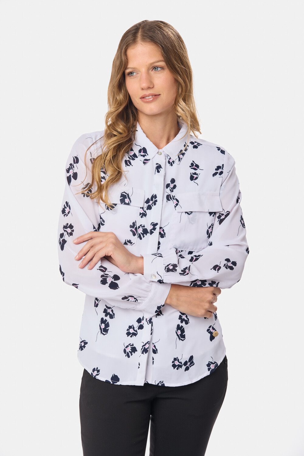 BLUSA MANGA LARGA Tulipan