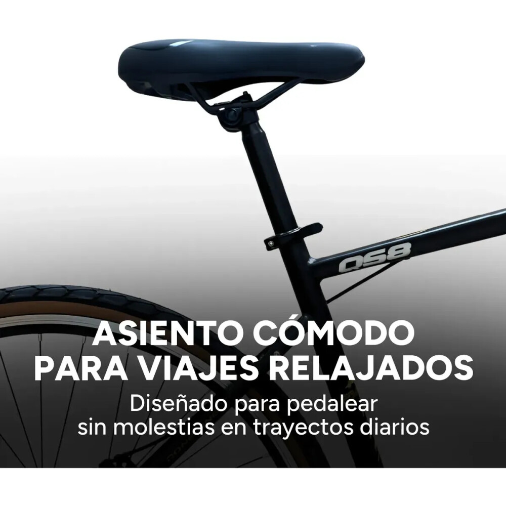 Bicicleta de carrera / ruta rodado 26 con 21 velocidades y freno de disco Negro