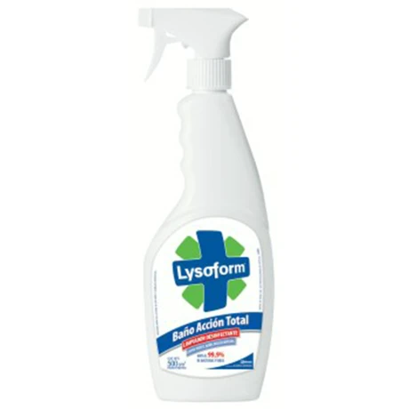 LIMPIADOR LYSOFORM BAÑO ACCION TOTAL GATILLO 500 CC LIMPIADOR LYSOFORM BAÑO ACCION TOTAL GATILLO 500 CC