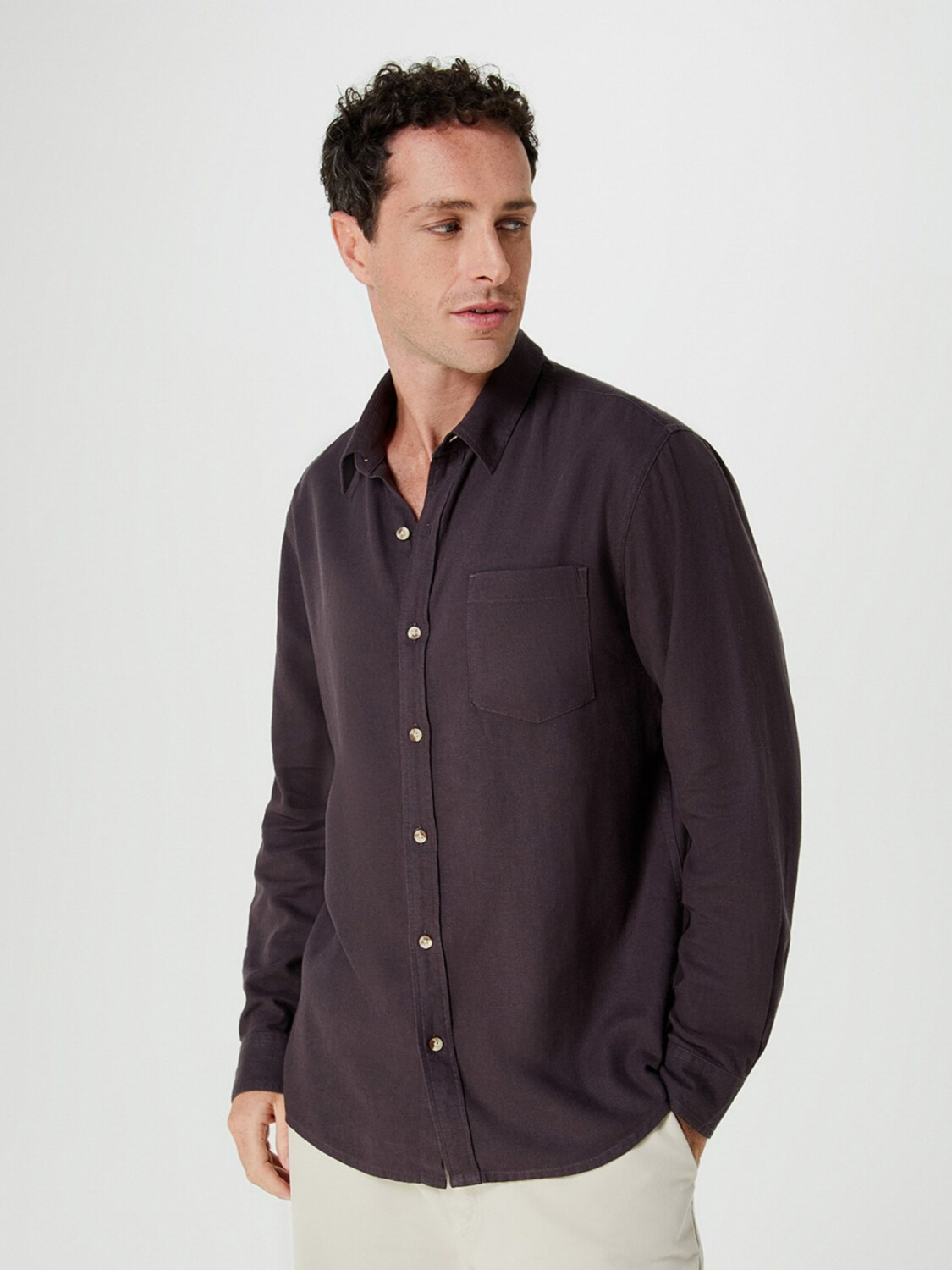 Camisa best sale gris oscuro