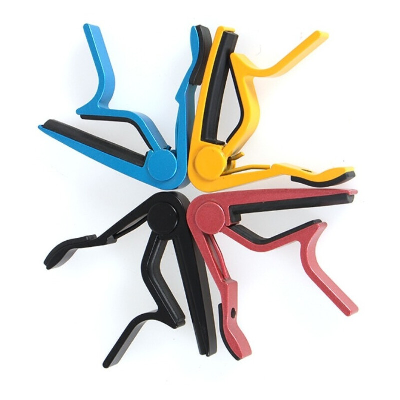 Requinto Capo Capotraste Guitarra Acustica Electrica Pinza Gris