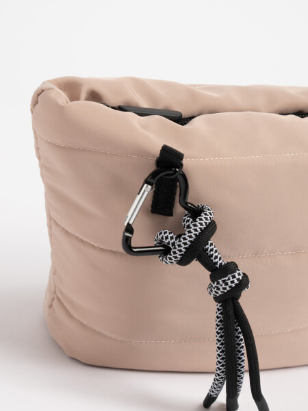 Necessaire capitoneado Beige